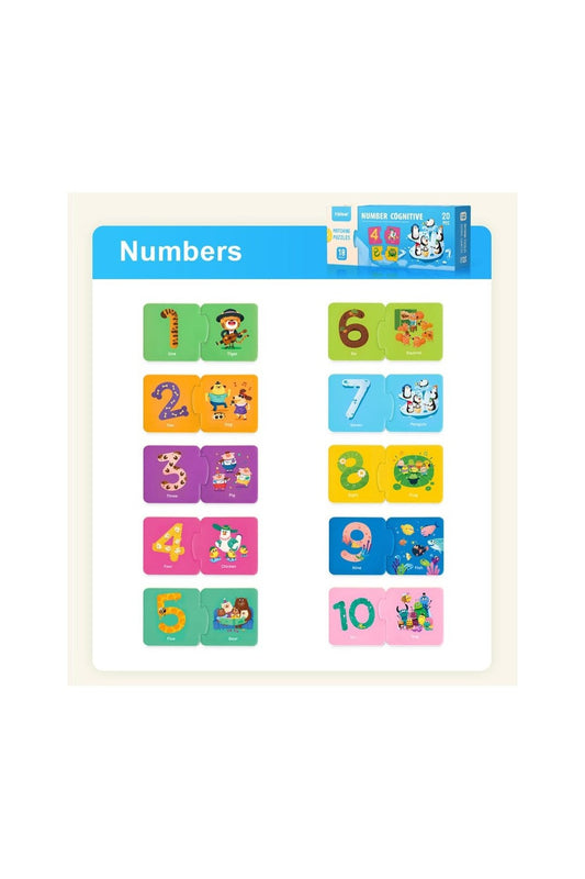 Matching Puzzle - Number Cognitive