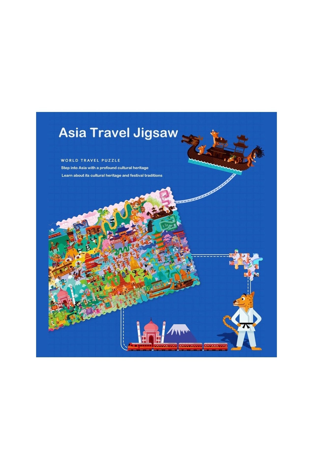 Travel Around The World Puzzle - Asia