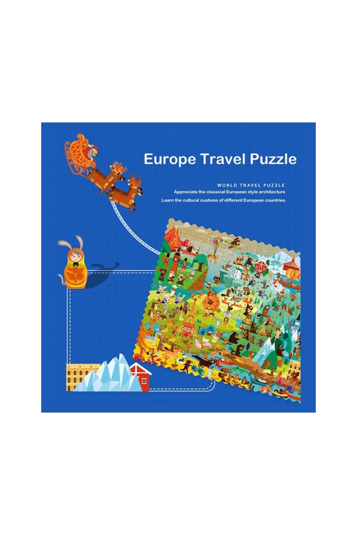 Travel Around The World Puzzle - Europe