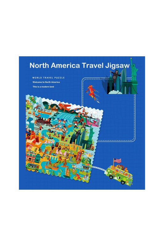 Travel Around The World Puzzle - America