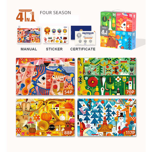 4 In 1 Puzzle - Seasons