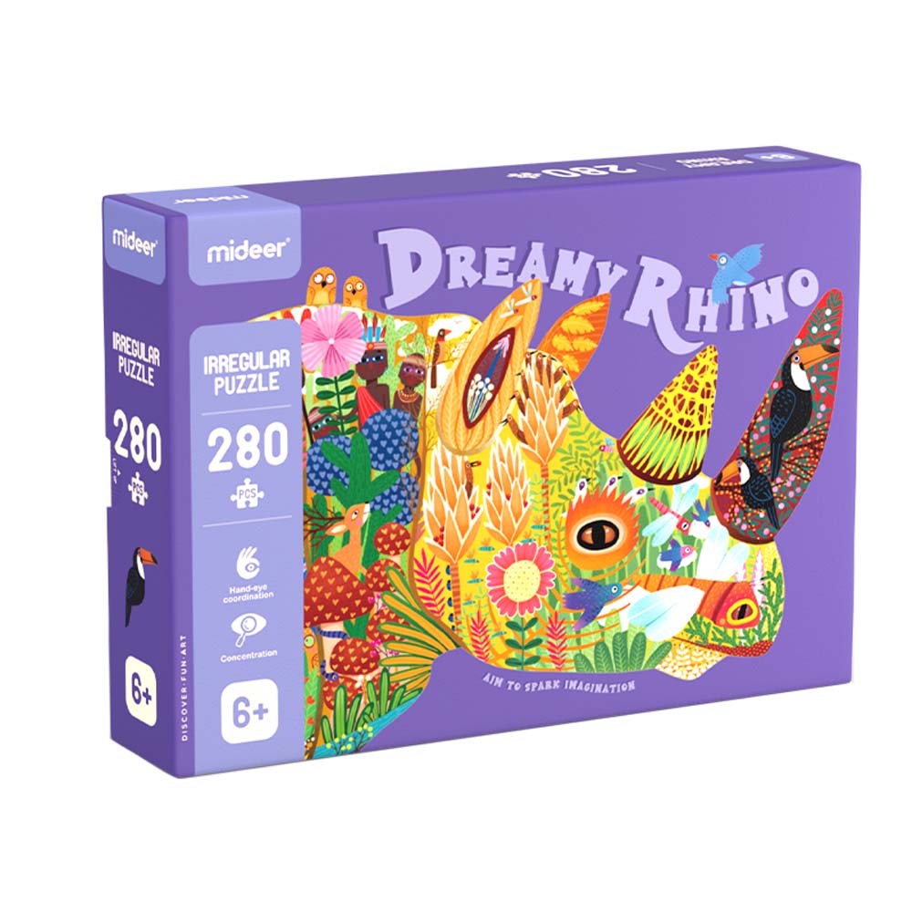 Dreamy Rhino Puzzle - 280 Pcs