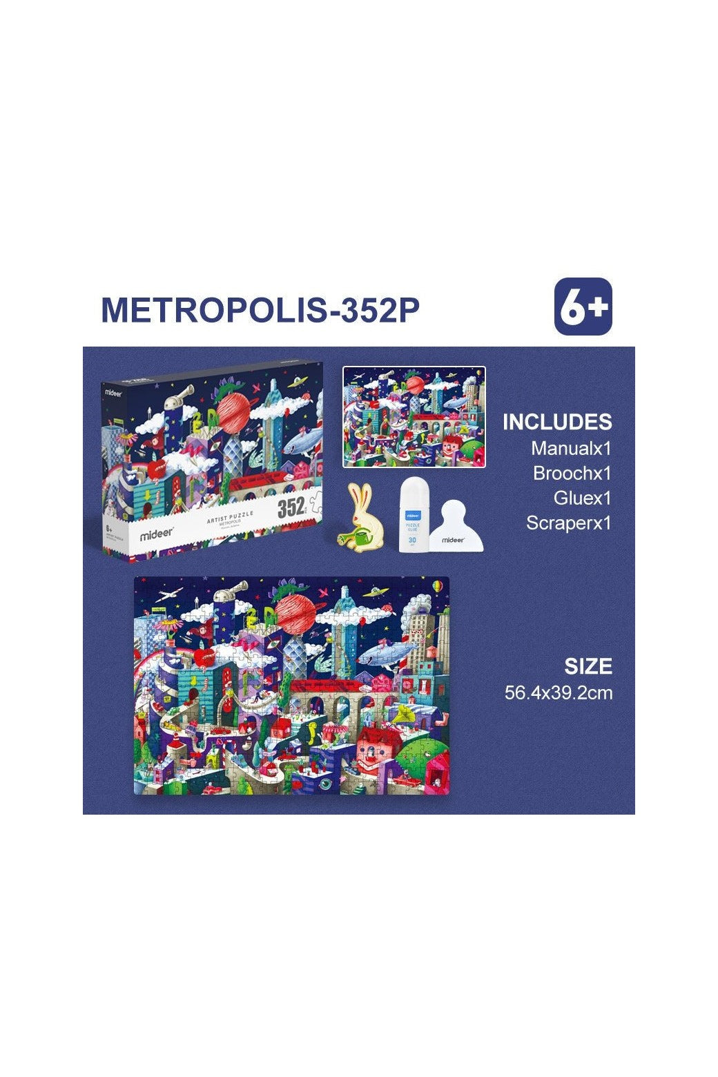 Metropolis Puzzle - 352 Pcs