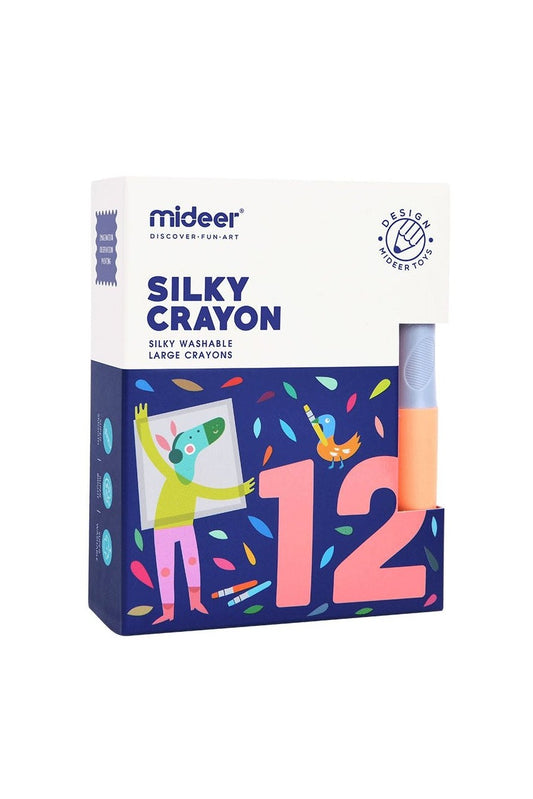 Washable Rotary Crayons - 12 Colours