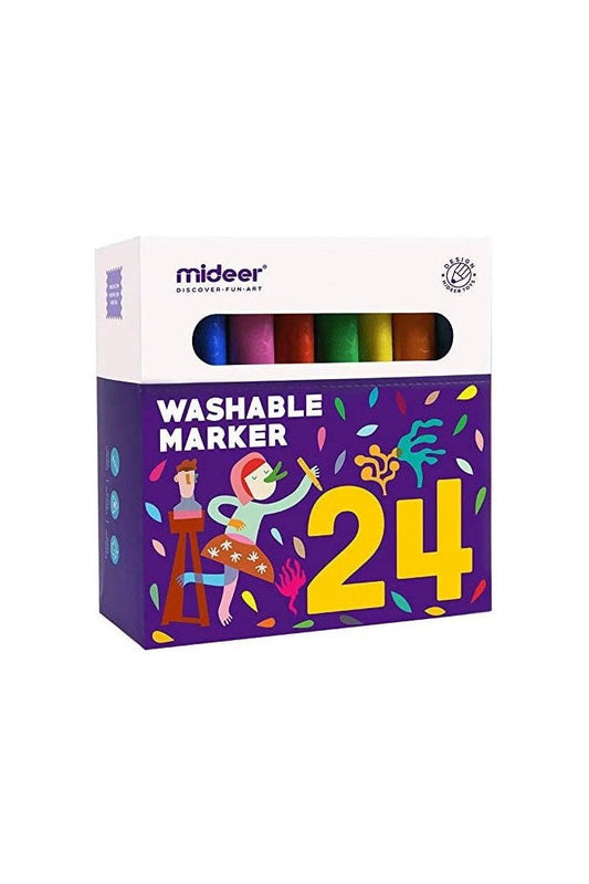 Washable Markers - 24 Colors