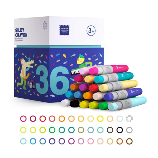 Washable Rotary Crayons - 36 Colours