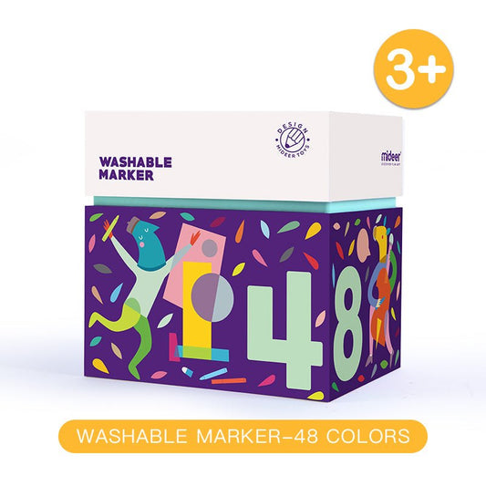 Washable Markers - 48 Colours