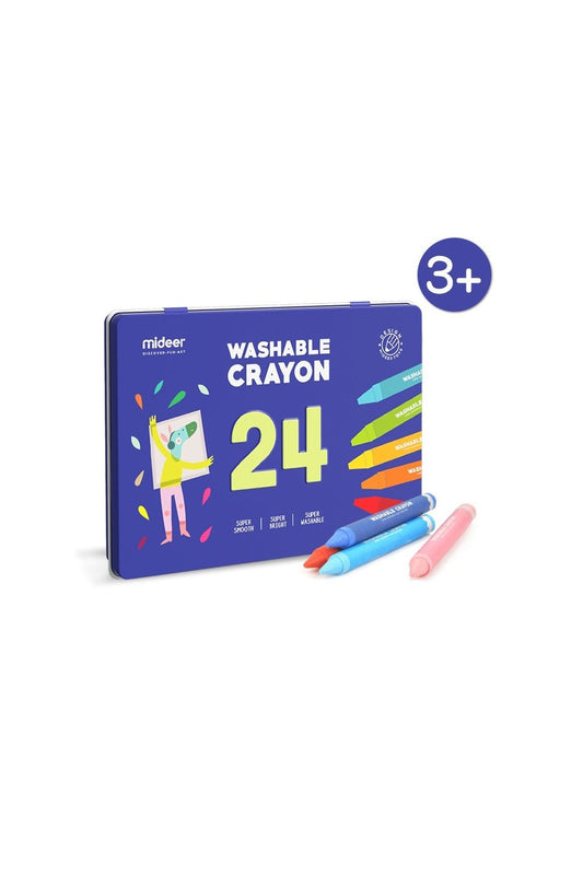 Washable Crayons - 24 Colours