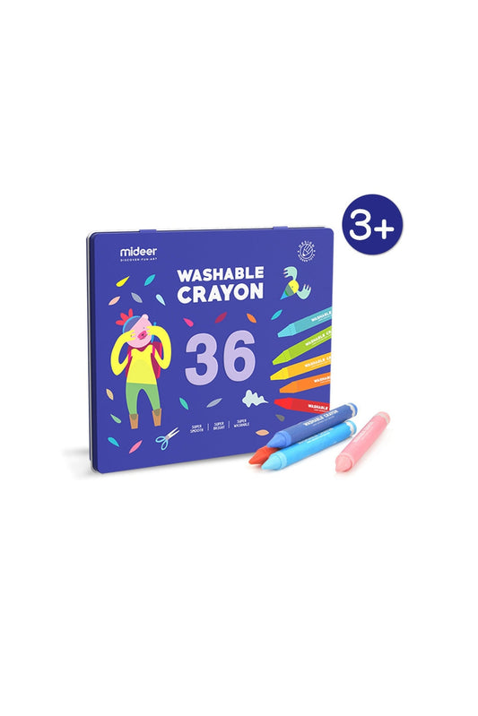 Washable Crayons - 36 Colours