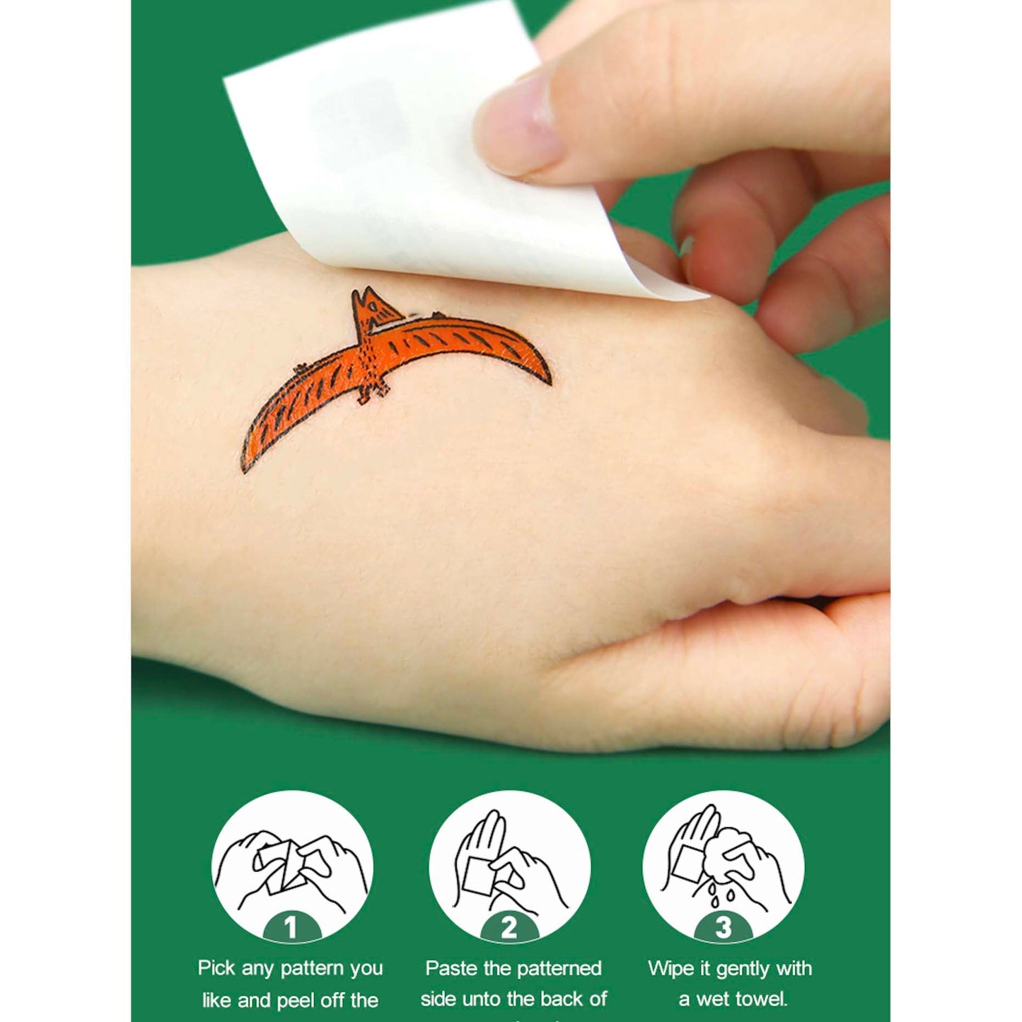 Temporary Tattoos - Dino