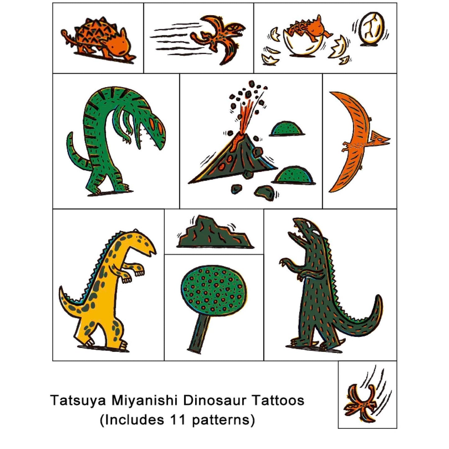 Temporary Tattoos - Dino