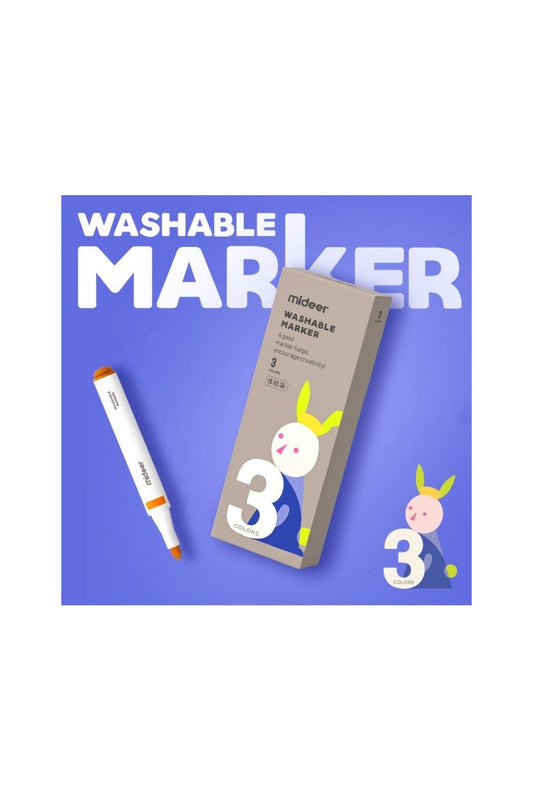 Washable Markers - 3 Colors