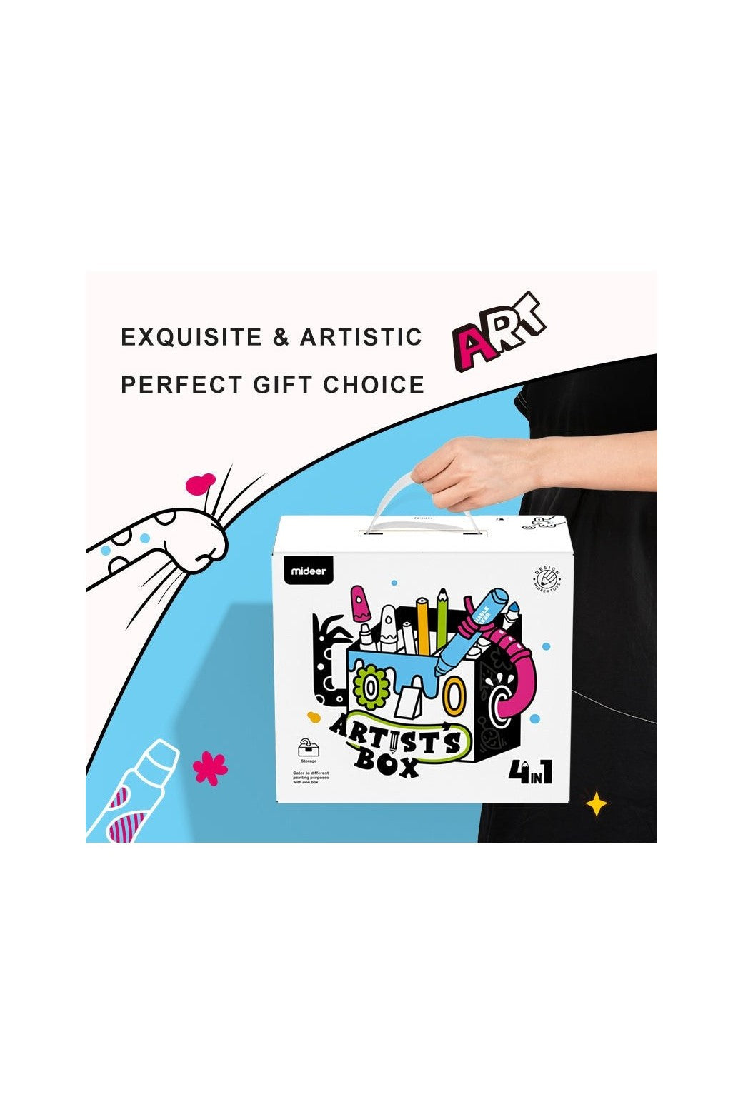 Artist Box (Coloring Set - 52 Pcs)