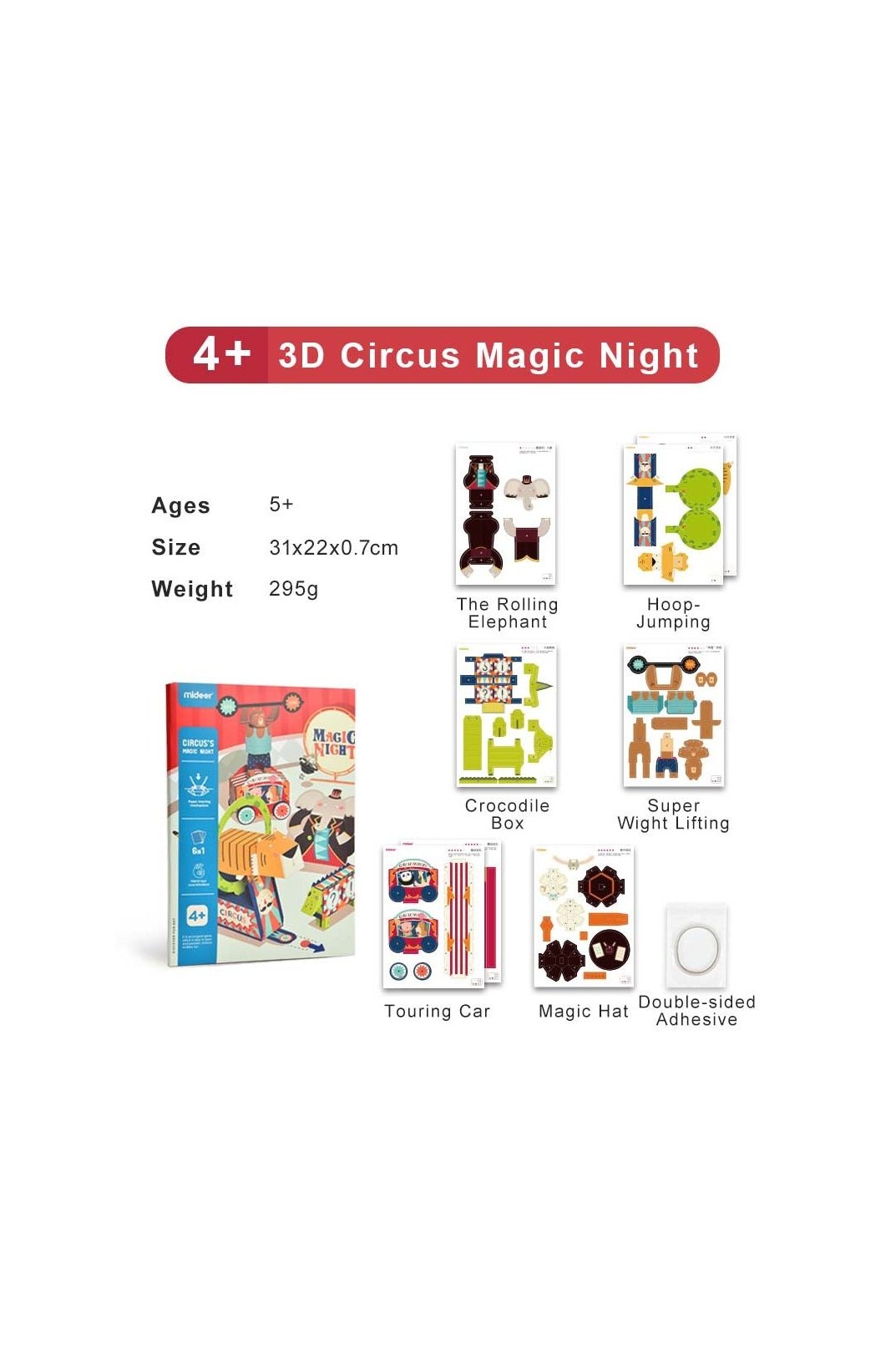 Magical Circus Night - Origami Kit