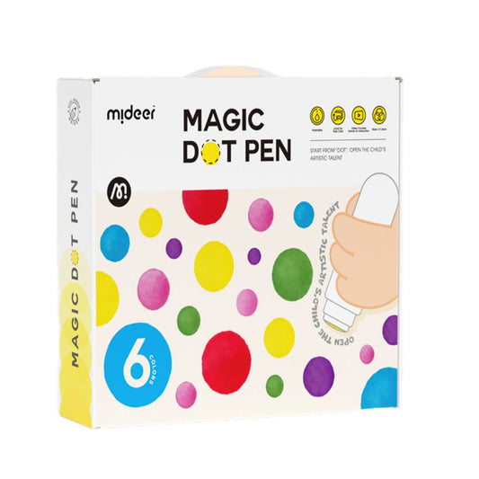 Magic Dot Markers - 6 Colors