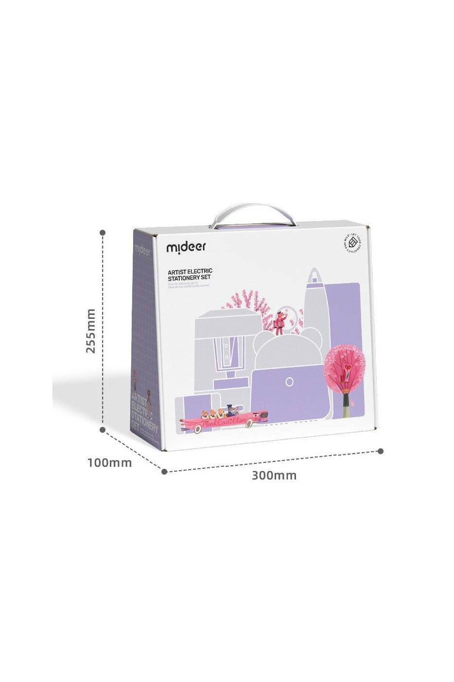 Electric Stationery Set - Lilac Purple