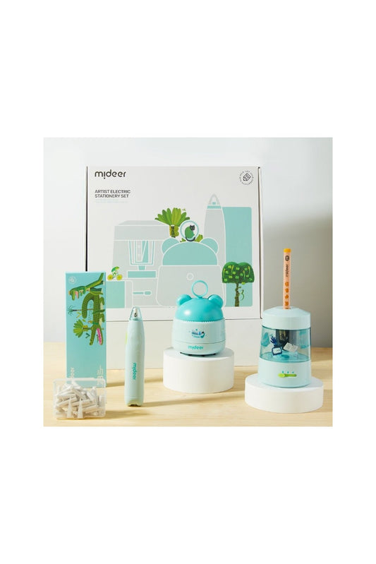 Electric Stationery Set - Sage Green