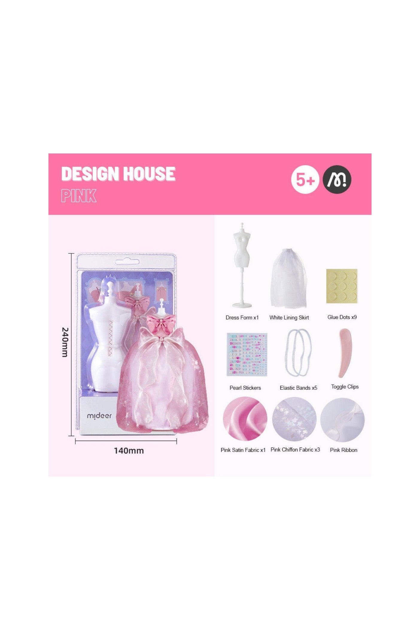 Design House Mini Diy Kit - Pink