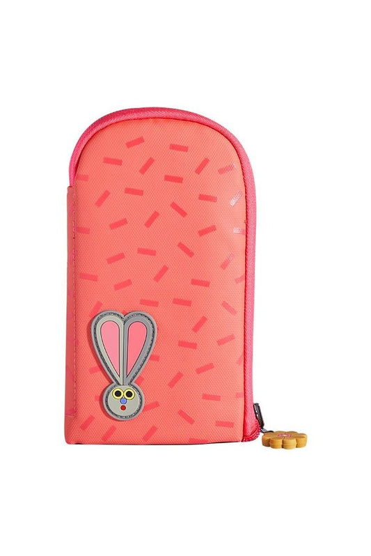 Artist Reversible Twins Pen Pouch: Pink Bunny