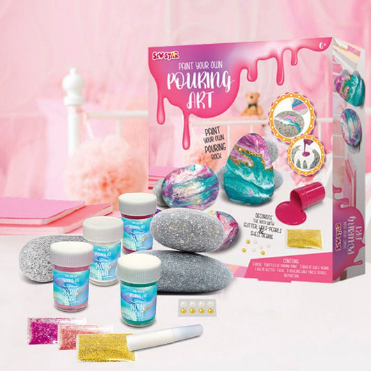 Sew Star Paint Your Own Pouring Art Kit