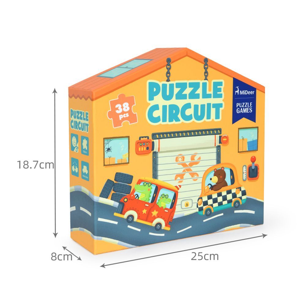 Puzzle Circuit City - 38 Pcs