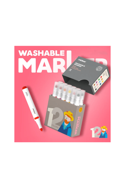 Washable Markers - 12 Colors