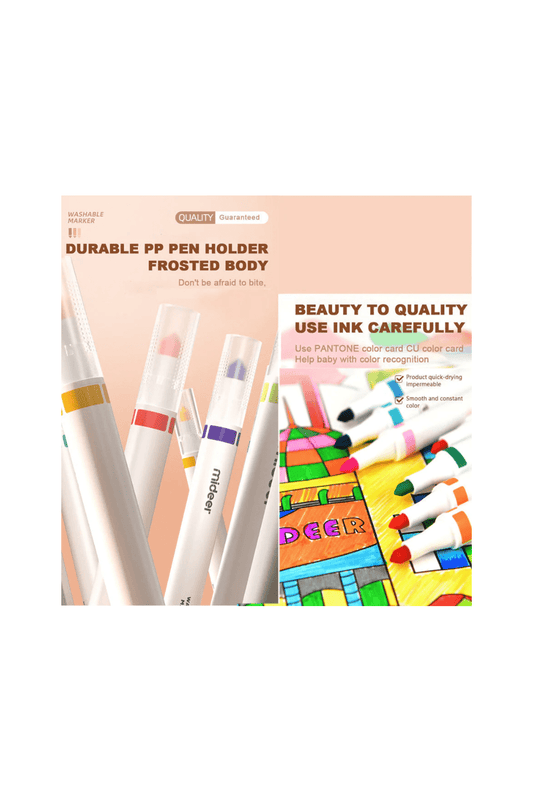 Washable Markers - 12 Colors