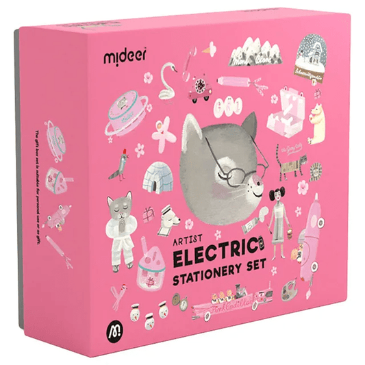 Electric Stationery Set - Pink