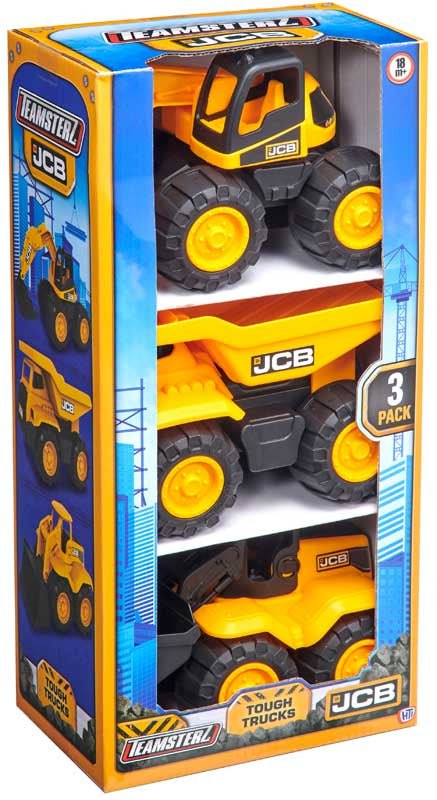 Teamsterz JCB Tough Trucks 3Pk