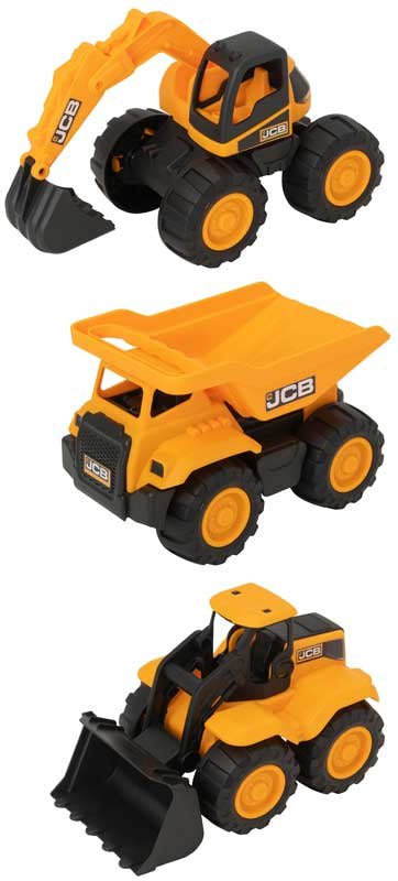 Teamsterz JCB Tough Trucks 3Pk