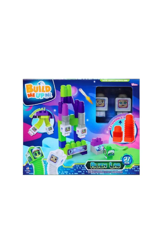 Happy Line - Build Me Up Maxi Alien Lab Blocks 27 Pieces