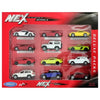 12 Diecast Metal Scale Model Car Set